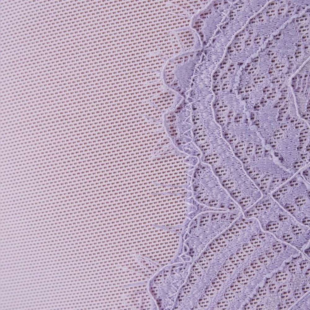 NWT Garage Purple Chrishell Lace Mesh Bustier - Picture 4 of 16